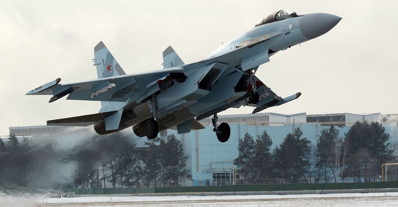 Russian fighter Su-35S