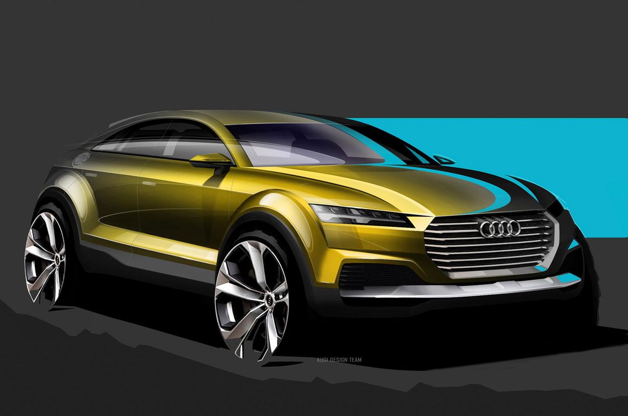 Audi Q4 Concept - pierwsze szkice