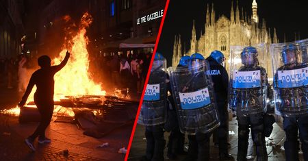 Ogromne protesty w Mediolanie. 200 osób aresztowanych