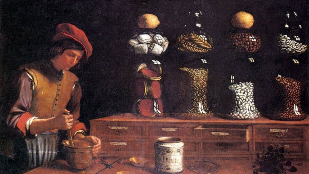 Paolo Antonio Barbieri, „Sklep z przyprawami”, 1637 r. 