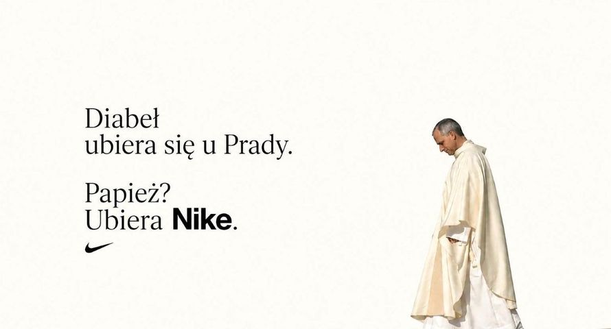 "Papież ubiera Nike". Internet przejął RTM-y i przestał pytać marki o zgodę