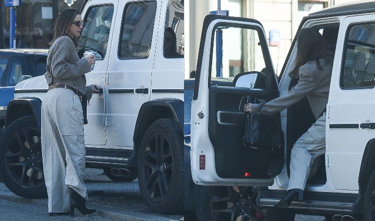 Sara Boruc parkuje w niedozwolonym miejscu