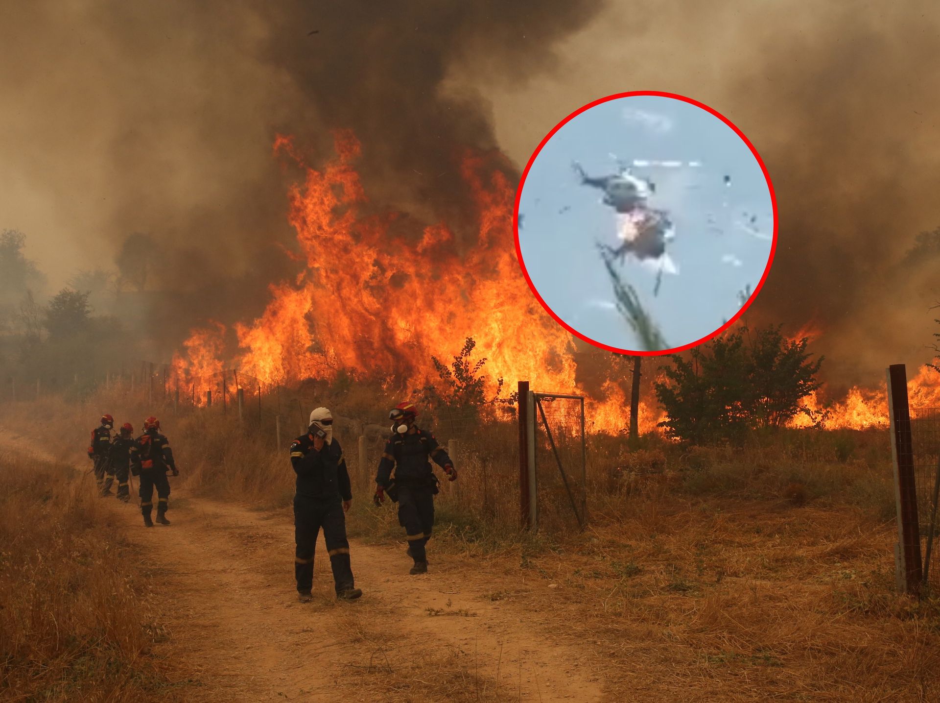 Katastrofa w powietrzu. Zderzyły się dwa helikoptery