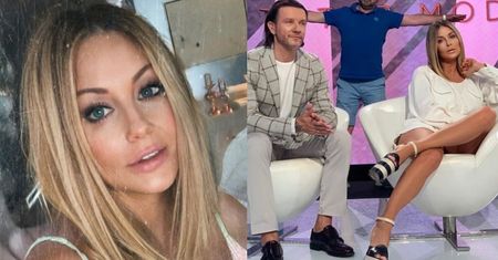 Wyzwolona Małgorzata Rozenek odsłania SZCZUPŁE nogi na planie "Top Model". Fani przerażeni: "Te buty wywołują u mnie lęki" (FOTO)