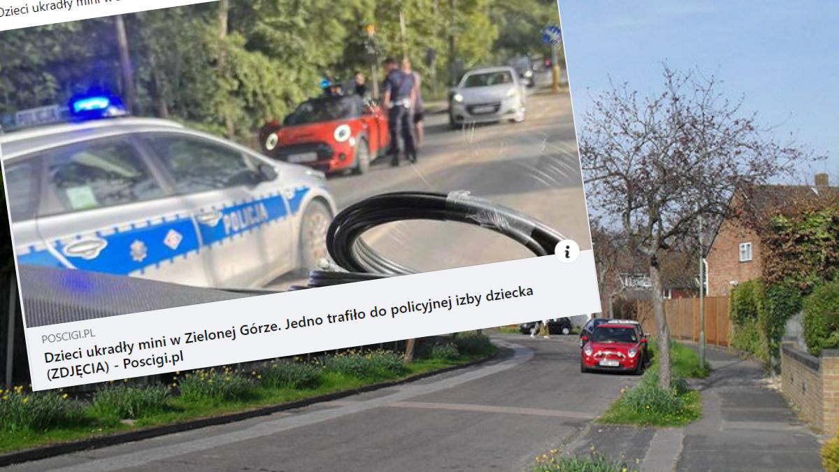 Dzieci ukradły samochód 