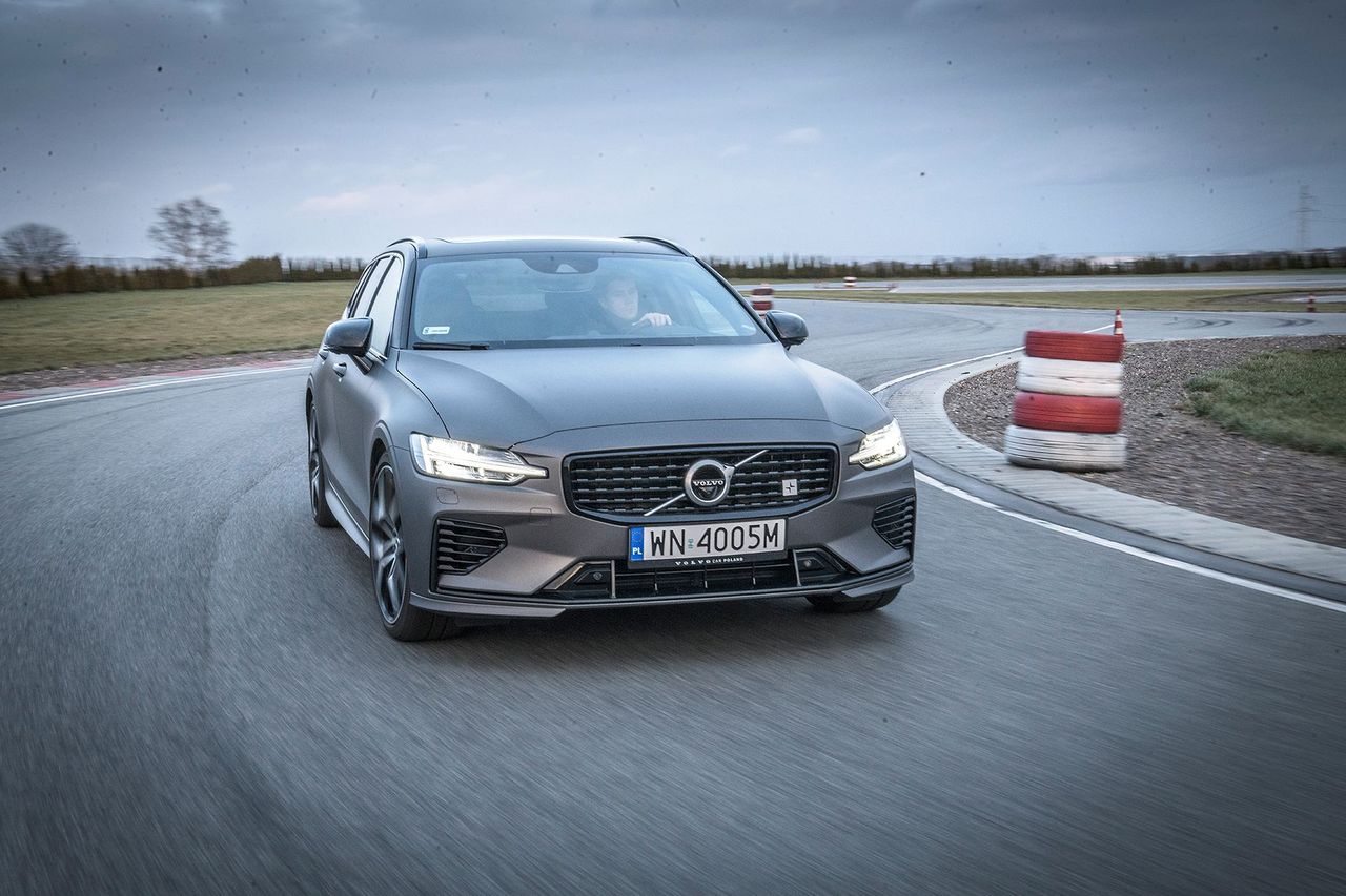 Volvo V60 Polestar na torze Łódź