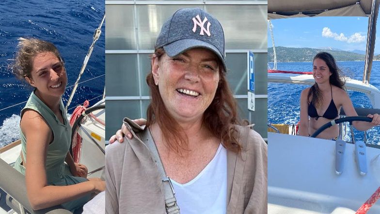 Katarzyna Dowbor na wakacjach z córką