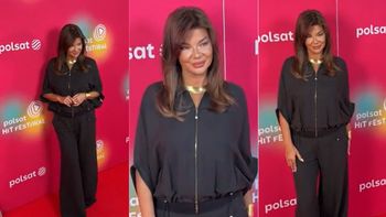 Edyta Górniak posyła ZADZIORNE UŚMIECHY na konferencji Polsat Sopot Hit Festiwal (WIDEO)