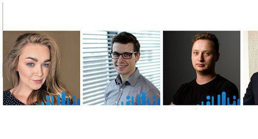 Gabriela Rzeszutek, Sylwester Ogonowski, Piotr Mirowski i Konrad Milha w agencji Up&amp;More