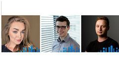 Gabriela Rzeszutek, Sylwester Ogonowski, Piotr Mirowski i Konrad Milha w agencji Up&amp;More