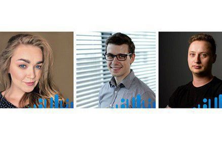 Gabriela Rzeszutek, Sylwester Ogonowski, Piotr Mirowski i Konrad Milha w agencji Up&amp;More