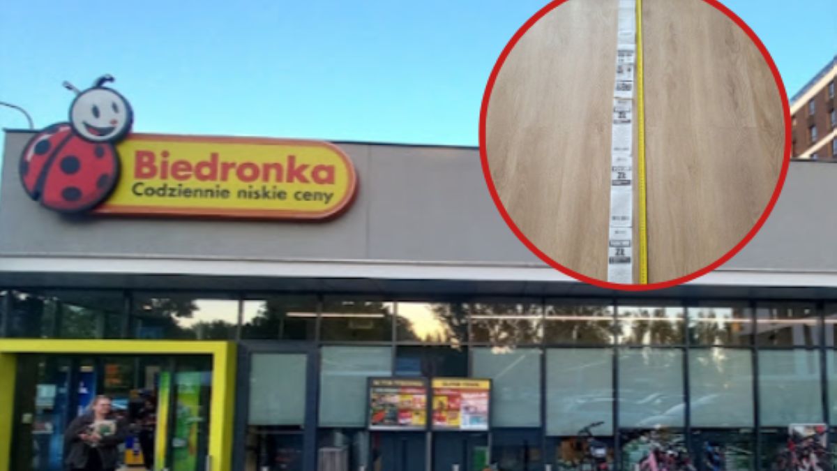 Tak Biedronka łumaczy się z długich paragonów.
