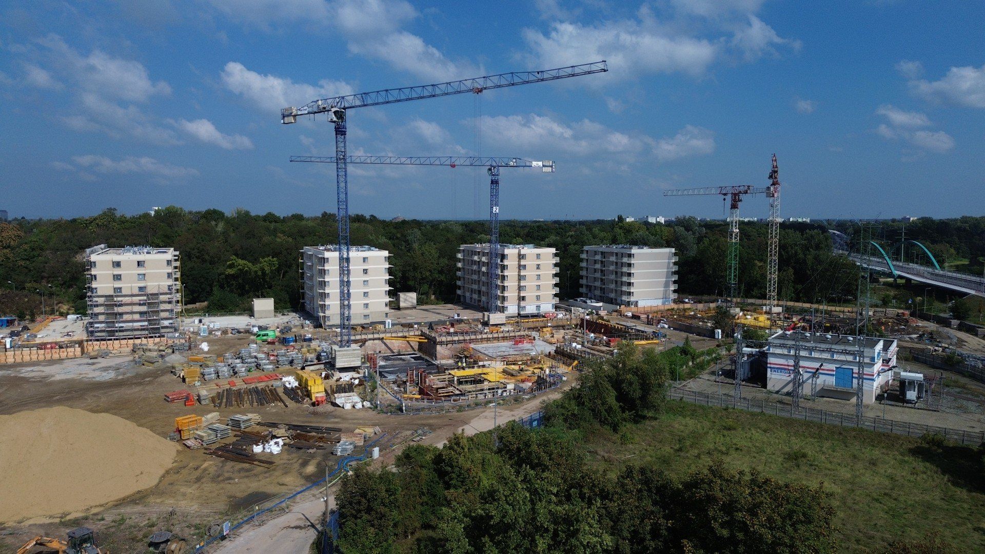 Apartamenty Krakowska - zdjęcia z drona