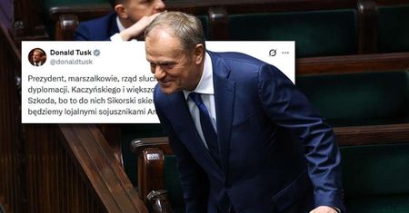 Tusk zareagował błyskawicznie. Kaczyńskiego nie było na expose. "Zdezerterowali"