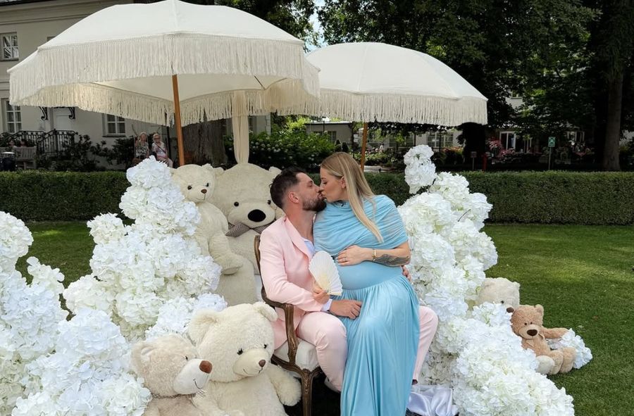 Gender Reveal Andziaks i Luki. Petardy, konfetti, dymy i huki