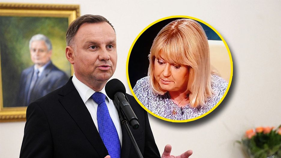 Andrzej Duda mówi o "kalumniach stacji TVN24". Małgorzata Łaszcz odpowiada