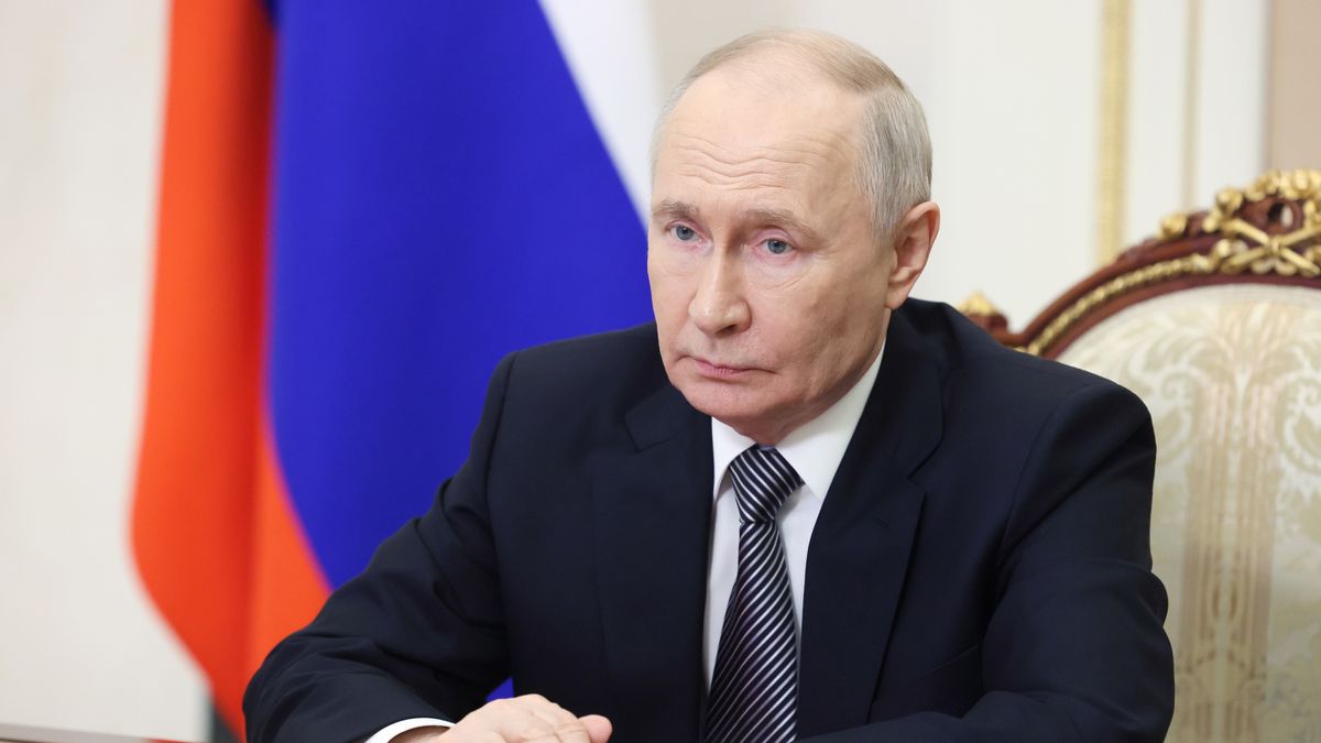 Russian President Vladimir Putin chairs a meeting with members of the Security Council via videoconference in Moscow, Russia, 22 May 2026. EPA/MIKHAIL METZEL / SPUTNIK / KREMLIN POOL MANDATORY CREDIT Dostawca: PAP/EPA.