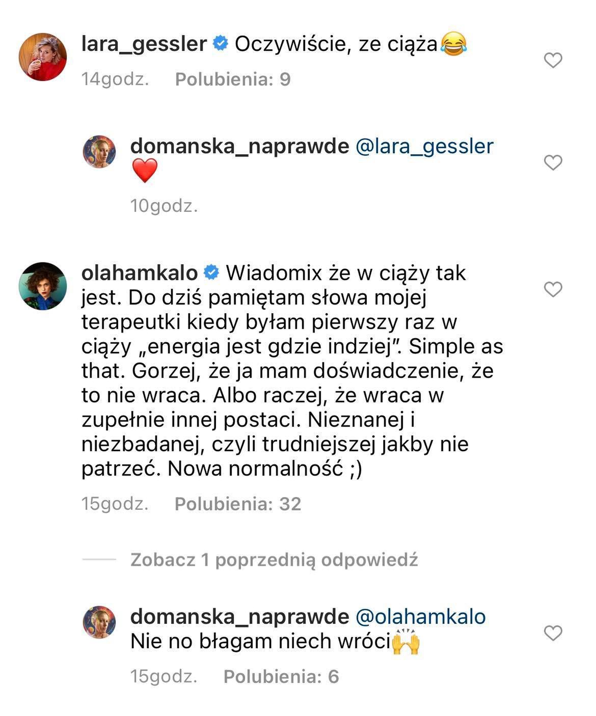 Aleksandra Domańska potwierdziła ciążę