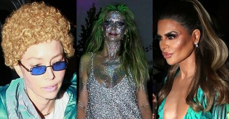 Halloween za oceanem: Jessica Biel przebrana za Timberlake'a, brokatowa topielica Heidi Klum i "podrabiana" Jennifer Lopez (ZDJĘCIA)