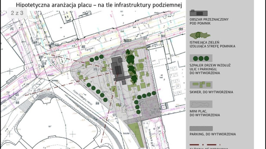 Miliony złotych odszkodowania za działkę, na której stanie pomnik smoleński