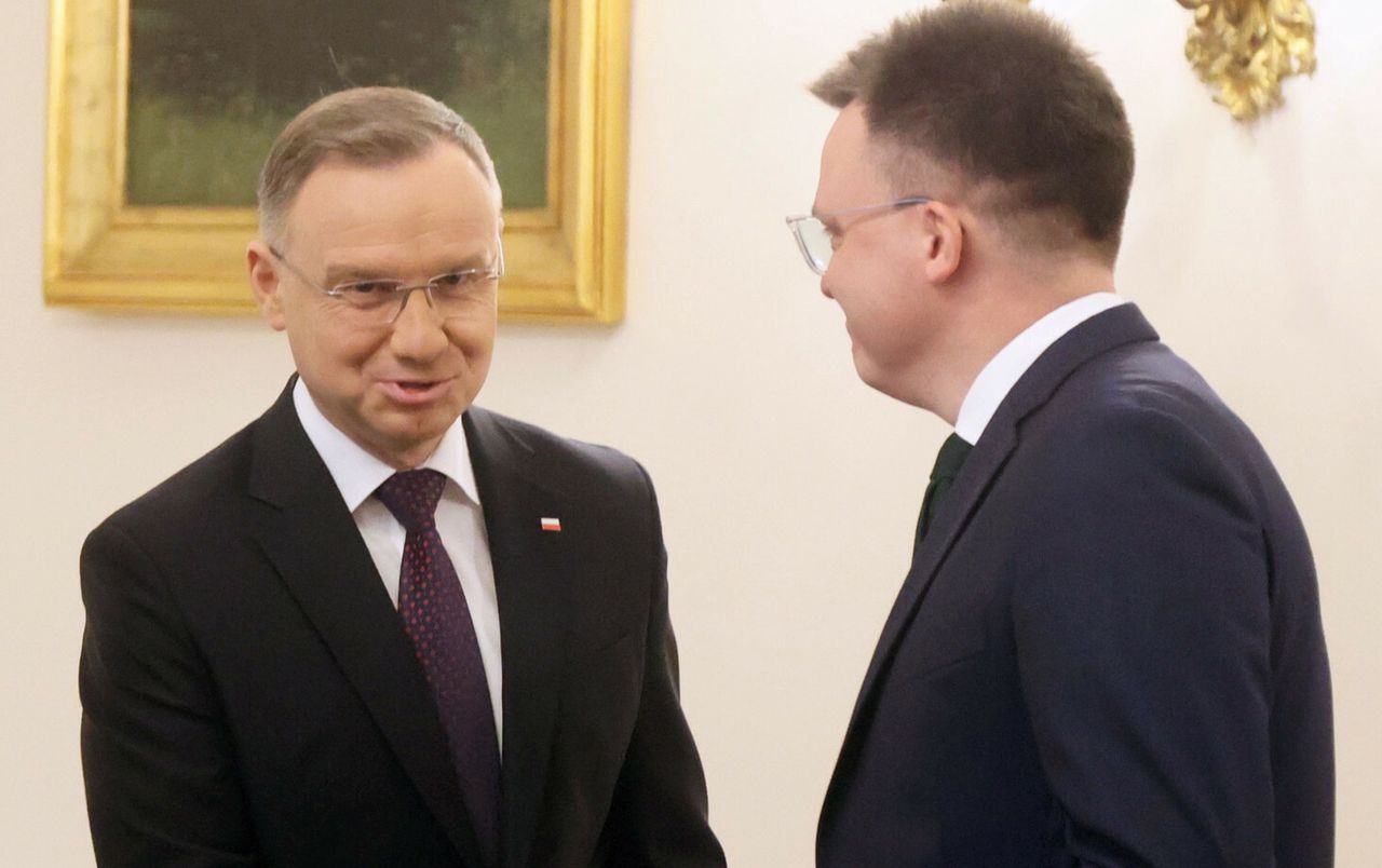 Szymon Hołownia i Andrzej Duda. Im Polacy ufają najbardziej