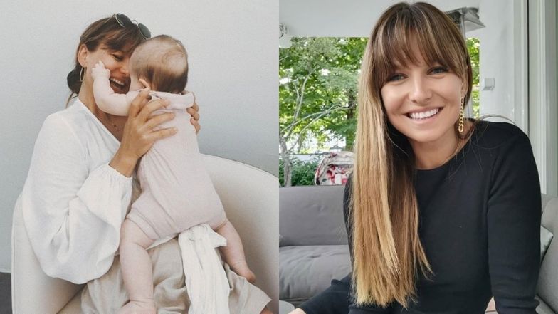 Anna Lewandowska pozuje z Laurą i prawi o rodzicielstwie
