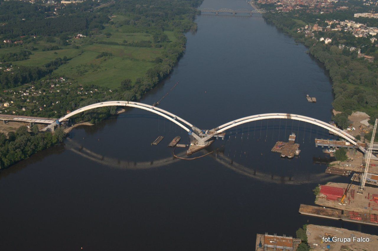 Tak powstawał most im. gen. Zawackiej