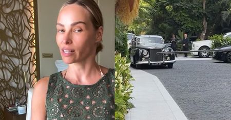 Weronika Książkiewicz nadaje z hotelu, w którym ma odbyć się wesele Cristiano Ronaldo. "Już są tłumy"