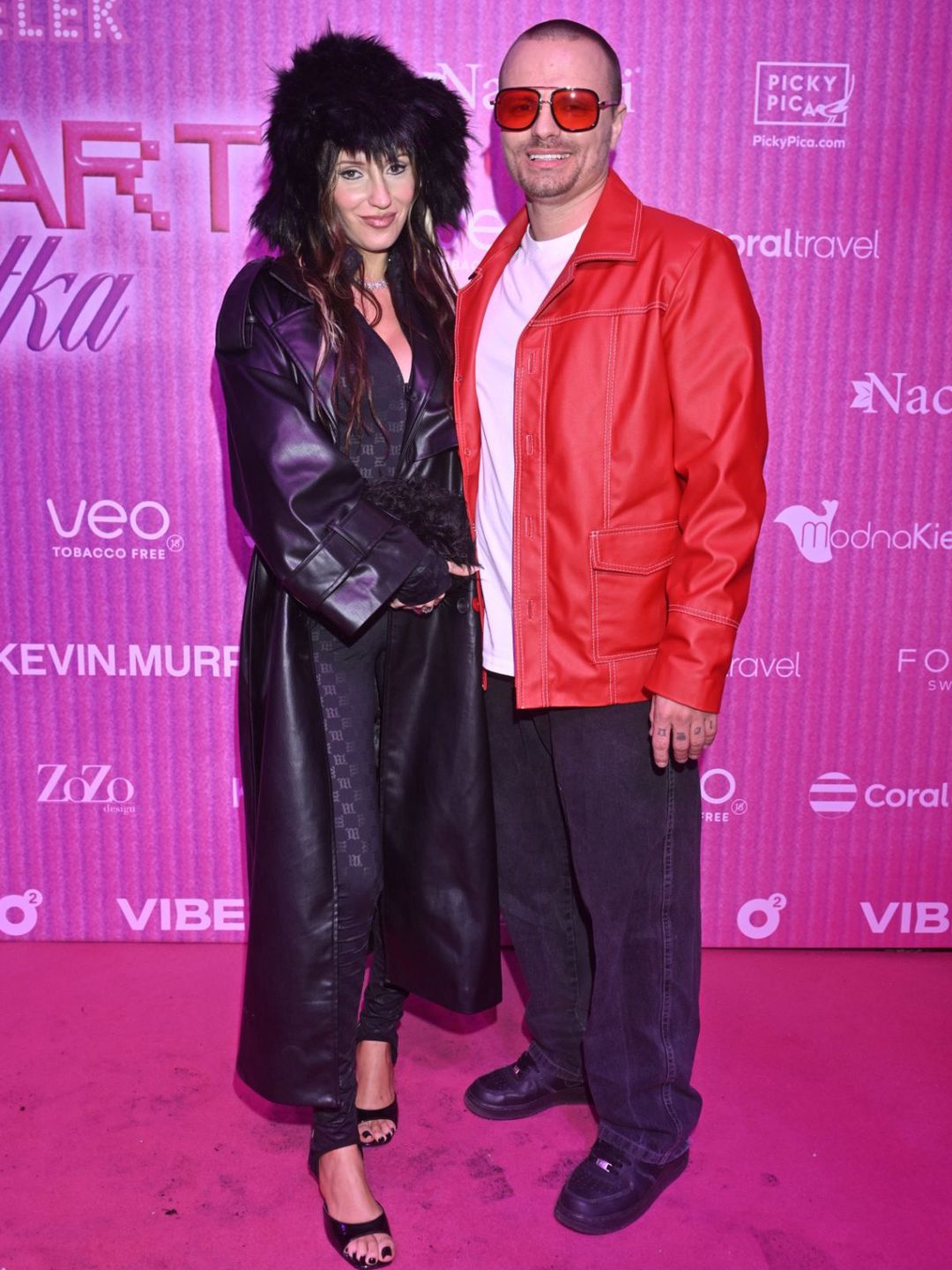 Marcin Hakiel z ciężarną Dominiką