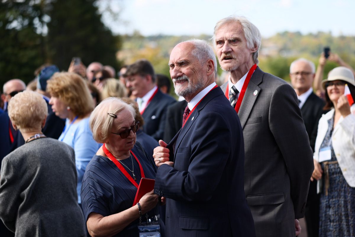 Antoni Macierewicz z żoną Hanną Natorą-Macierewicz w Doylestown, w Pensylwanii