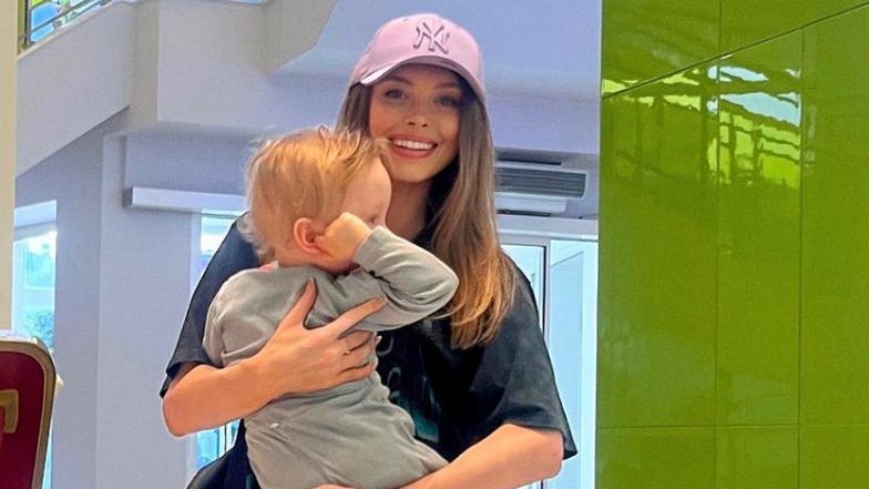 Joanna Opozda chwali się prezentem od syna