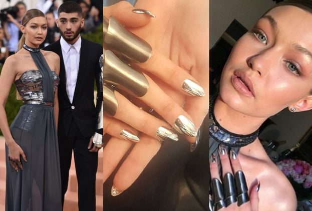 Manicure Gigi Hadid na galę MET kosztował... 8 tysięcy złotych! (FOTO)