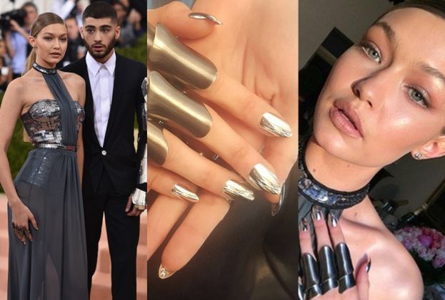 Manicure Gigi Hadid na galę MET kosztował... 8 tysięcy złotych! (FOTO)