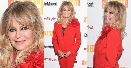 71-letnia Goldie Hawn na premierze swojego nowego filmu
