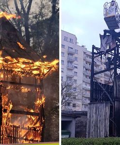 Spłonął zabytek. Policja szybko zatrzymała podejrzanego