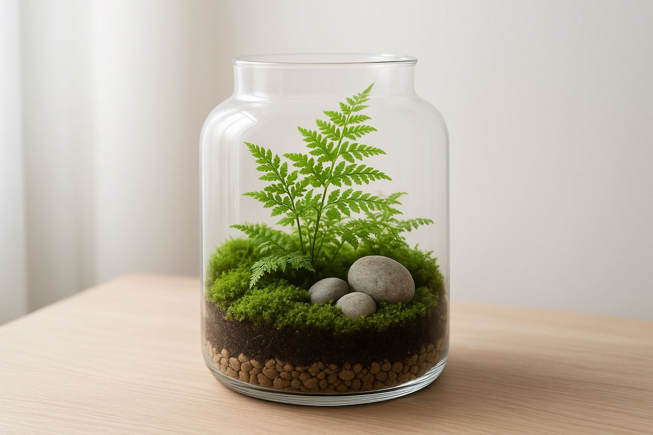 Ogród w szkle – jak samodzielnie stworzyć efektowny las w słoiku