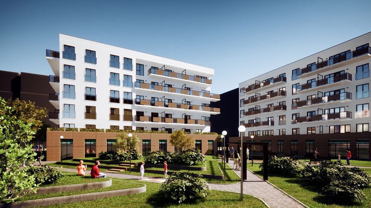 „Lazurowa Przystań” na końcowym etapie inwestycji.