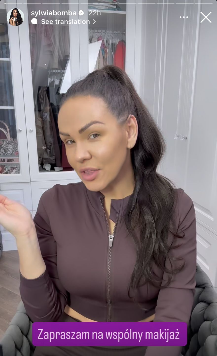 Sylwia Bomba bez makijażu