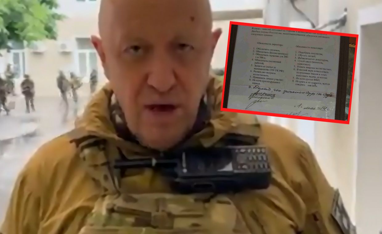 Obietnice Prigożyna wyszły na jaw. Wyciekł regulamin grupy Wagnera [RELACJA NA ŻYWO]