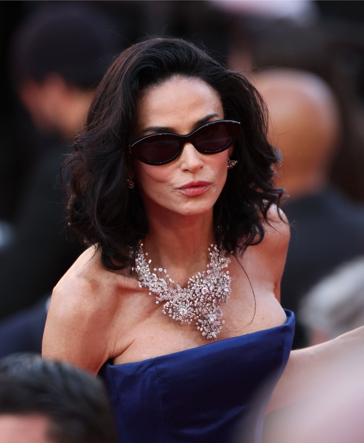 Demi Moore na festiwalu filmowym w Cannes