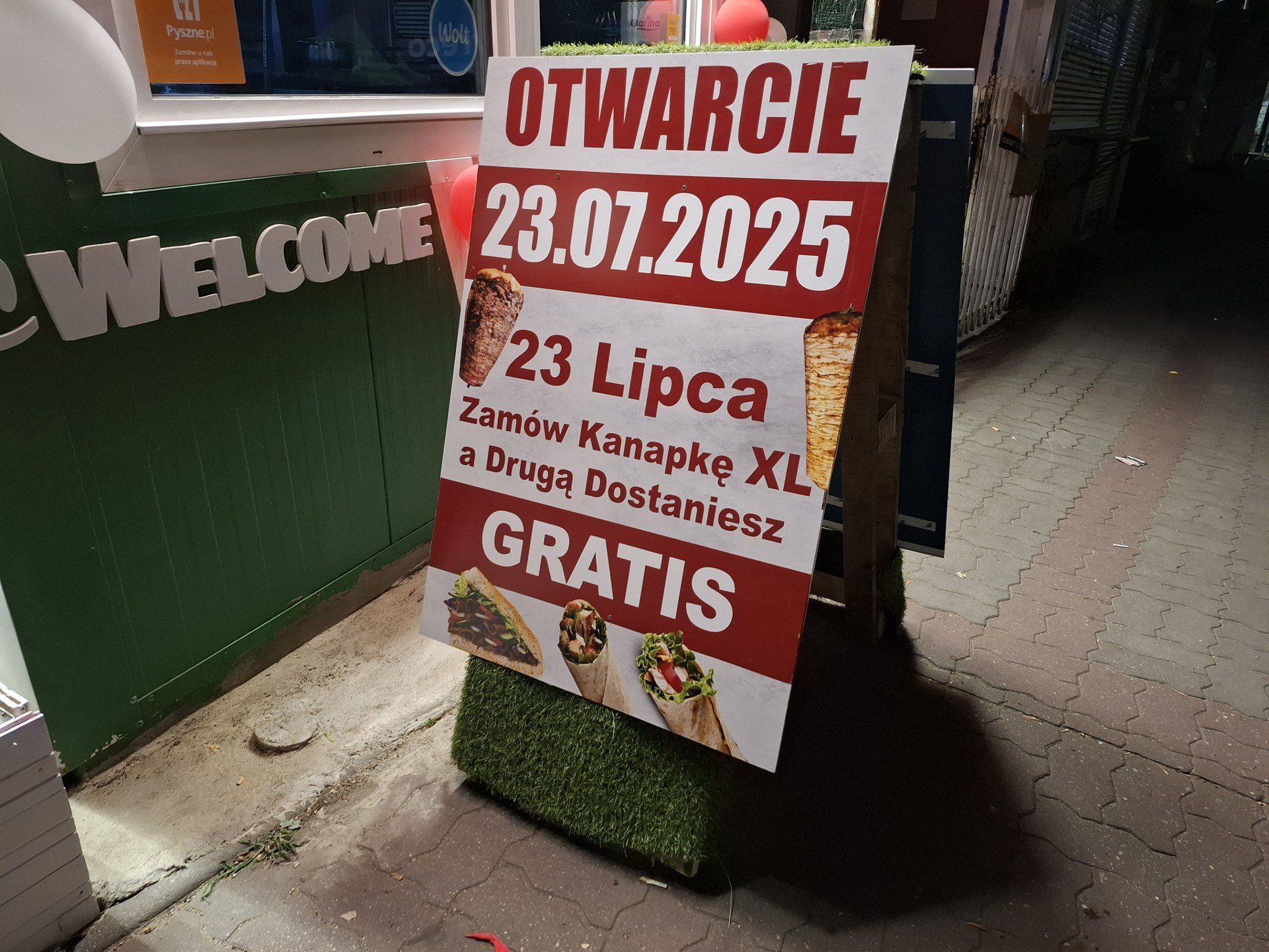 Już dziś wielkie otwarcie nowego kebaba