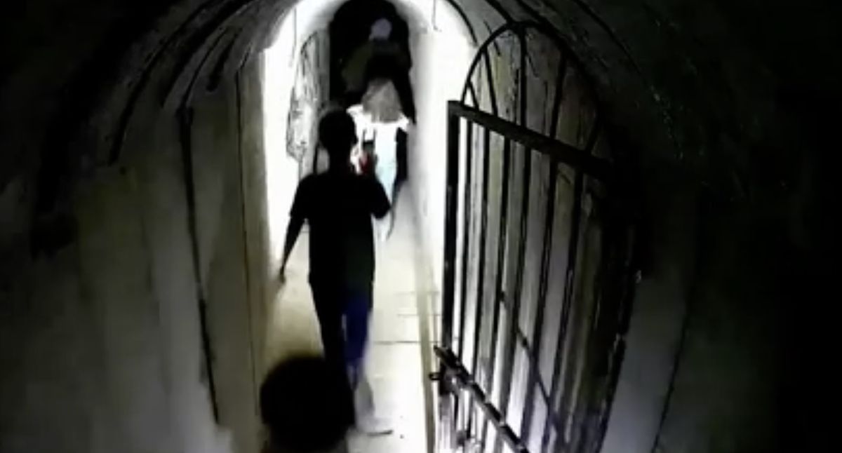 Ucieczka tunelami Hamasu. Izrael opublikował wideo z kamer bezpieczeństwa