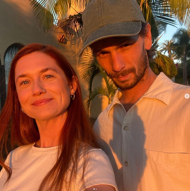 Bonnie Wright z mężem