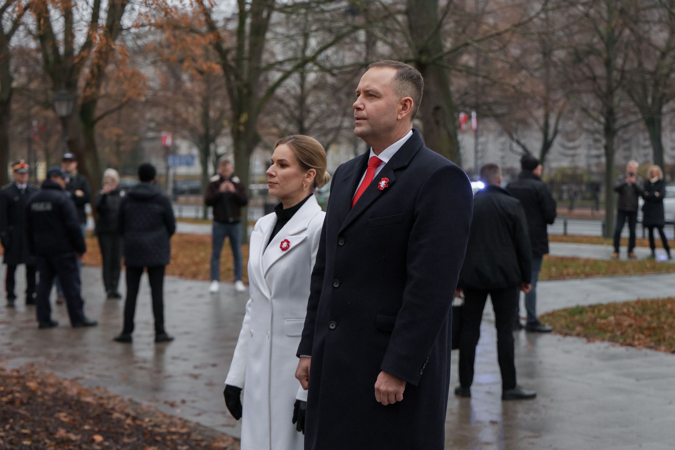 Prezydent Karol Nawrocki z małżonką Martą Nawrocką