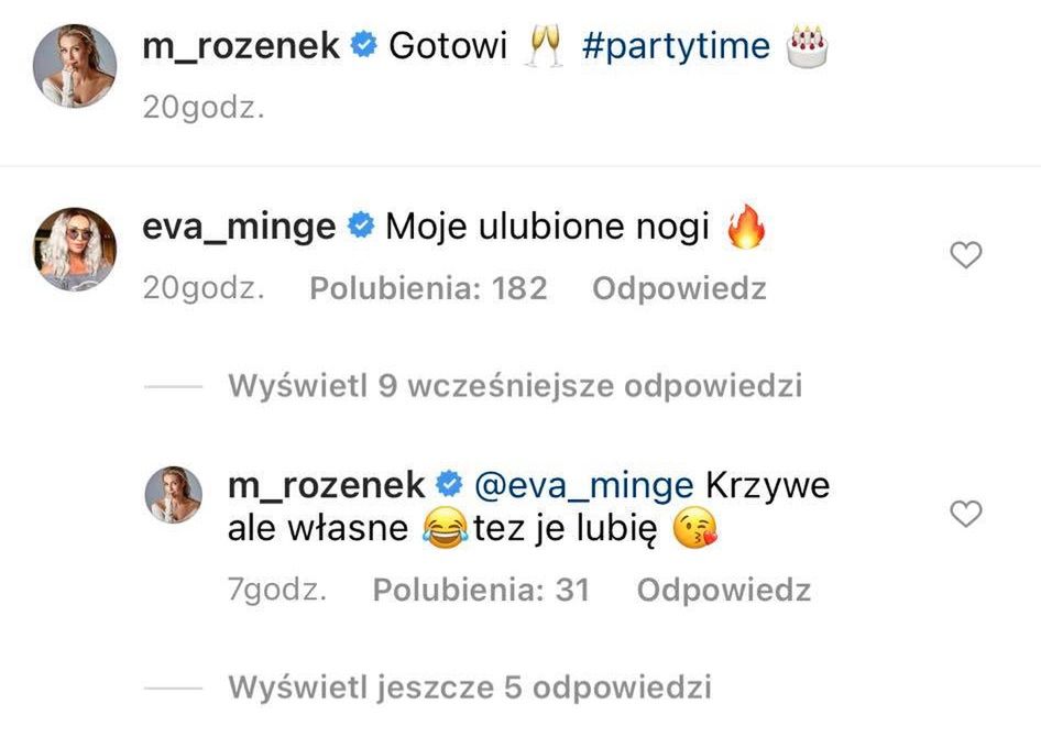 Małgorzata Rozenek sili się na skromność pod komplementami nóg
