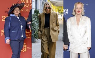 PUDELEK OCENIA: modowe sukcesy i porażki tygodnia. Helena Mańkowska i Joanna Kulig w źle skrojonych marynarkach, nonszalancka Anja Rubik