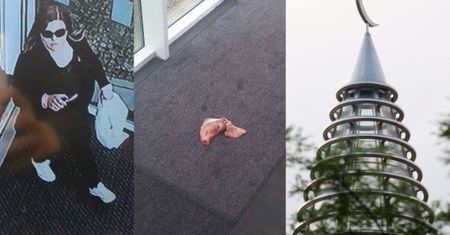 Warszawski meczet OBRZUCONY ŚWIŃSKIMI ŁBAMI! (FOTO)