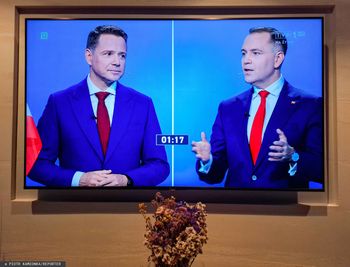 Jedyna taka debata przed drugą turą. Pięć kluczowych wątków ze starcia Trzaskowski-Nawrocki