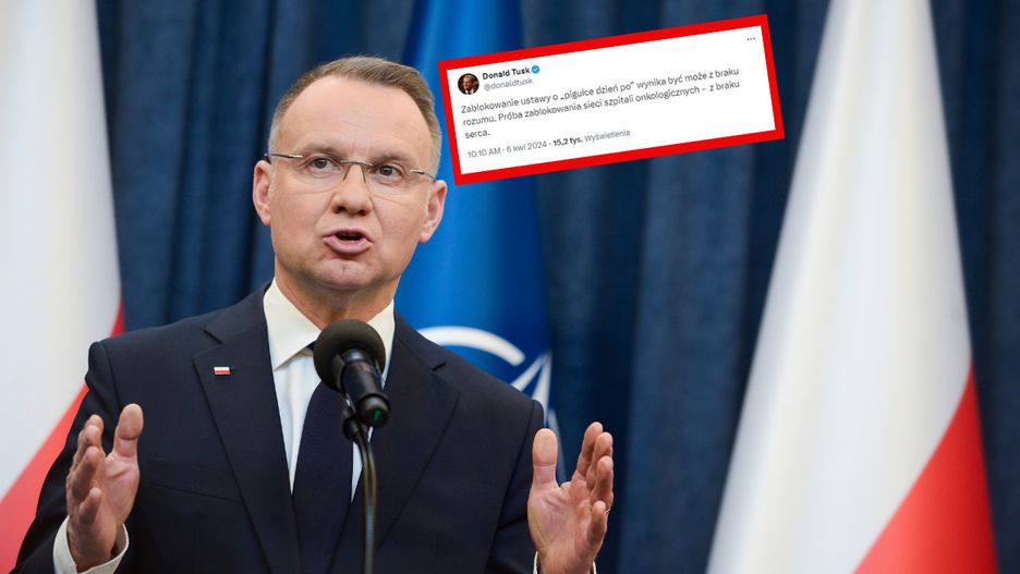 Donald Tusk skomentował decyzję Andrzeja Dudy dot. ustawy o Sieci Onkologicznej