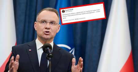 Tusk reaguje na ruch Dudy. "Z braku serca"